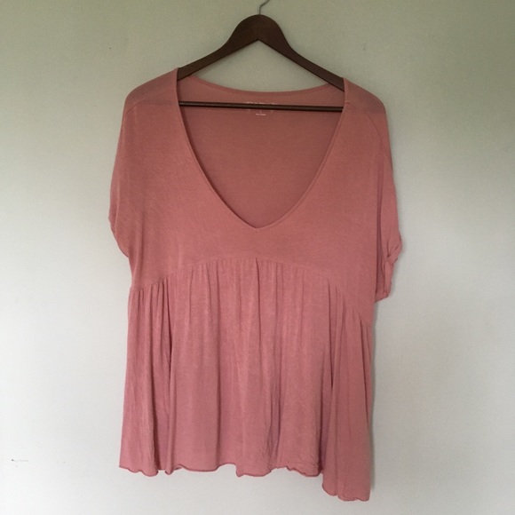 EUC Mudd Flowly Peplum Top - Picture 3 of 6